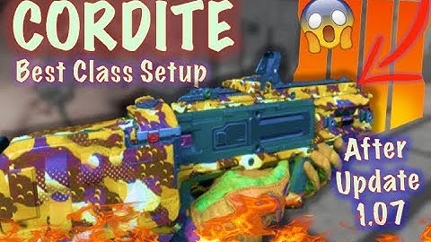 The Best CORDITE Class Setup (After Patch Update 1.07 BUFF) SO GOOD! | Black Ops 4