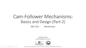 Cam Follower Mechanisms: Basics and Design (part-2)