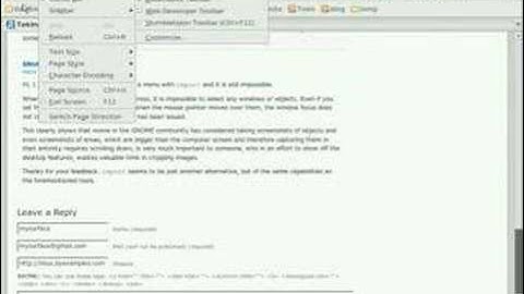 screen capture with import