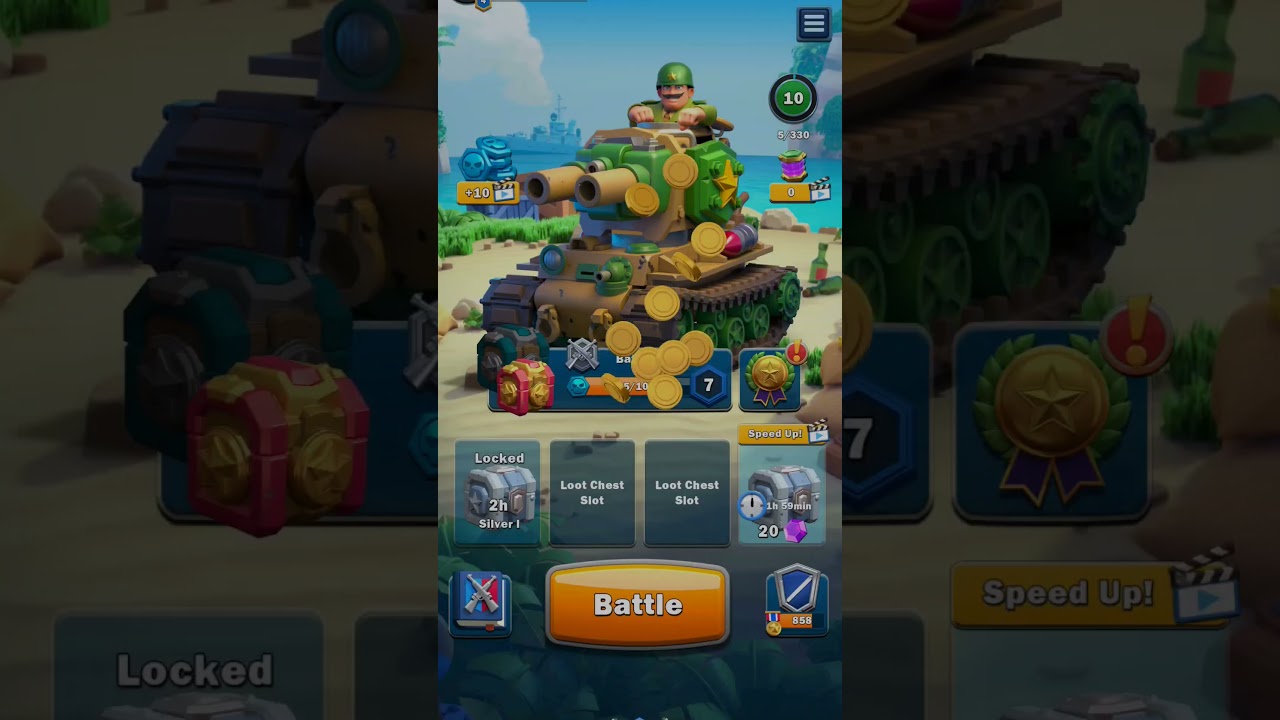 Open three chests war alliance