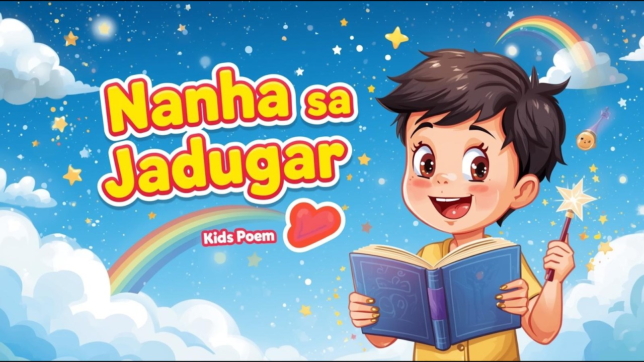 Nanha Sa Jadugar ✨ | Kids Poem in Roman Urdu | Fun & Learning