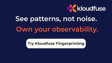 Kloudfuse Fingerprinting: From Log Chaos to Clear Patterns | Kloudfuse Demo