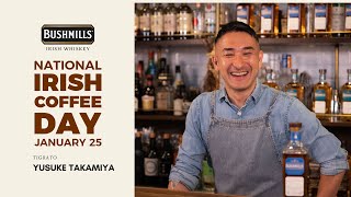 Yusuke Takamiya（TIGRATO／Tokyo）Rich and flavorful Irish coffee crafted with 12-year single malt