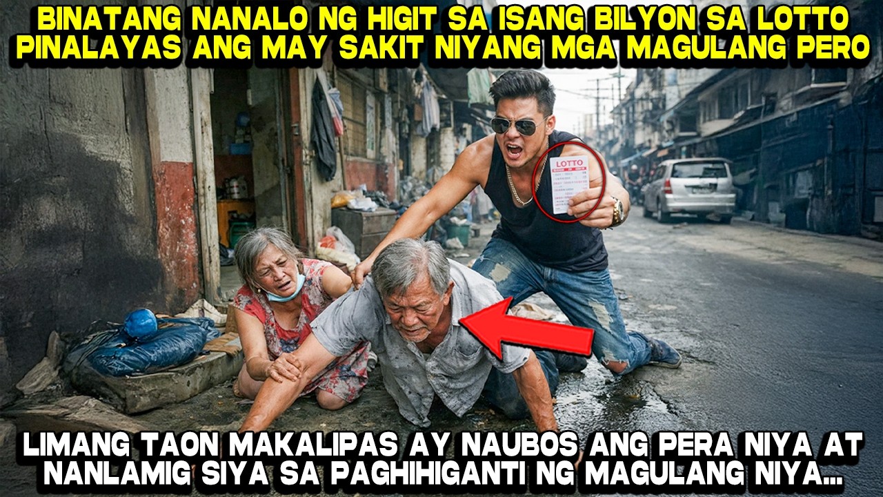 Binatang Nanalo ng Higit sa 1 Bilyon sa Lotto Pinalayas ang may sakit niyang mga Magulang pero...