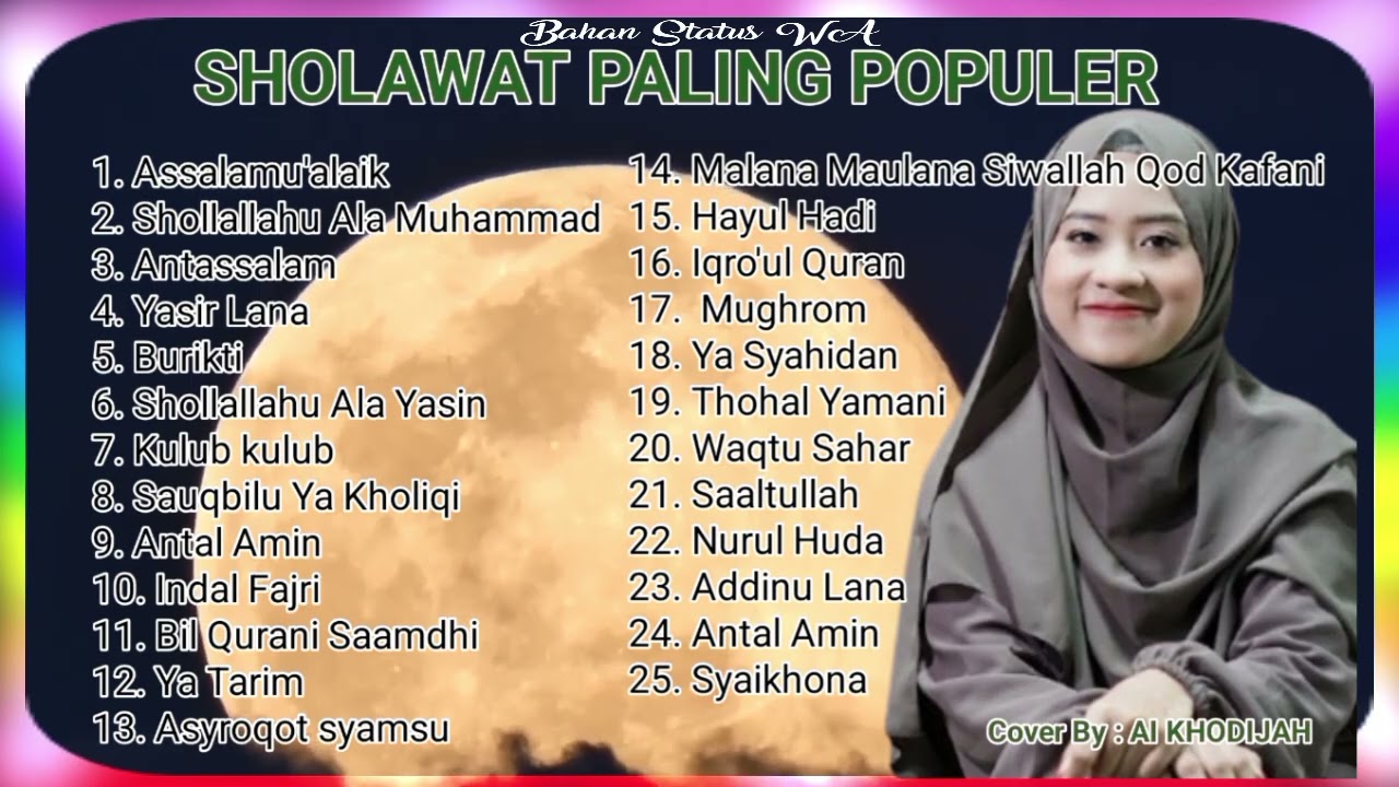 Sholawat Paling Populer Cover AI Khodijah