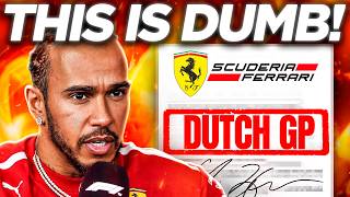 F1 news – What Hamilton JUST SAID To Ferrari &amp; Leclerc Is INSANE After Dutch GP RADIO Drama!