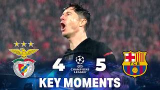 Benfica vs Barcelona | Key Moments | UEFA Champions League | 22nd January 2025