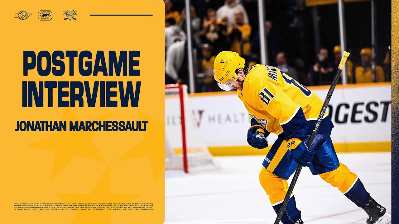 Jonathan Marchessault: Postgame Interview - Nov. 1