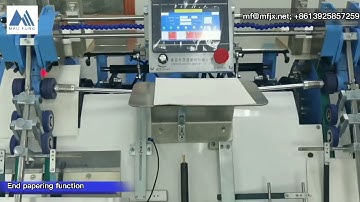 Auto Notebook End Papering And Page Inserting Machine MF-EIM450