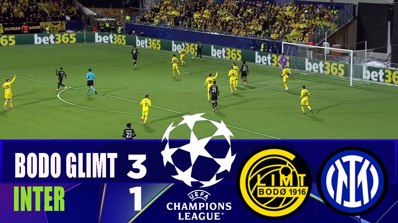BODO GLIMT vs INTER 3-1 | 2026 Champions League | Match Highlights