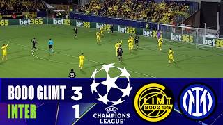 Bodo Glimt Vs Inter 3-1 2026 Champions League Match Highlights