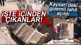 Kayseri’deki Lahit Mezar Açıldı! Resimi