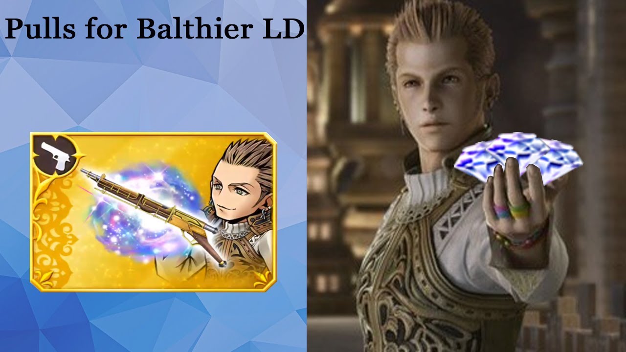 Dissidia Final Fantasy Opera Omnia - Balthier LD pulls !