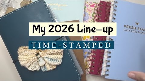 2026 Line-up: Planner Perfect, Sterling Ink, MomAgenda, Cultivate What Matters, Cocoa Daisy, & more