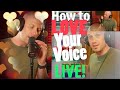 LIVE! How to Fall In Love With Your Voice (3 Easy Steps) How to Act on What You Think About Singing