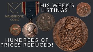 Reduced Prices: Admiral Vernon Portobello Medal, Afghanistan Coin & Much More at Mansbridge Coins!