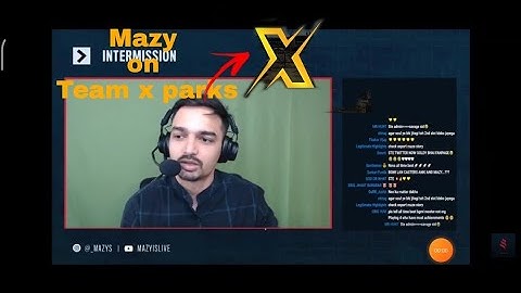 tx qualified lan week 3? Mazy on team x spark | #bgmilive @Mazyislive #teamxspark #nodwinlan