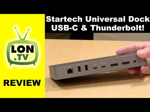 USB-C AND Thunderbolt 3 Dock! - Startech Universal Dock Review TB3CDOCKDP