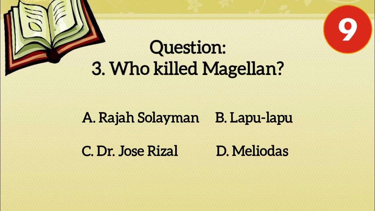 Philippine History Quiz YouTube