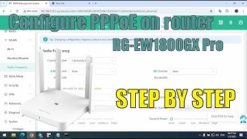 Configure PPPoE on router RG-EW 1800GX Pro | Khmer
