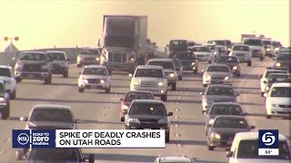 Spike of deadly crashes on Utah roads