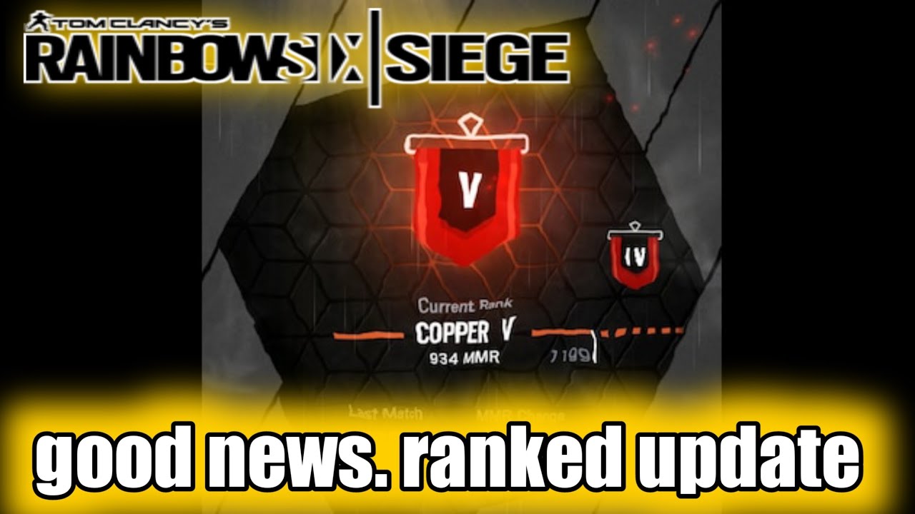 rainbow 6 siege rank update?|| how to see your rank in rainbow six ...