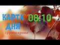 08.10 #КАРТА ДНЯ по группе крови #ТАРО #ПРОГНОЗ