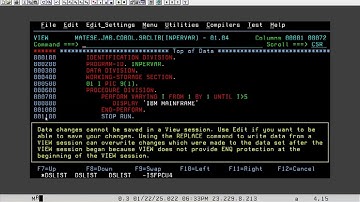 Sample Cobol programs pt 2 | All About Mainframes