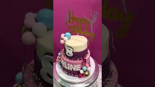 Gymnastics themed birthday cake! #gymnastics #cakes #fyp #viral #birthday #fancycakes #gym