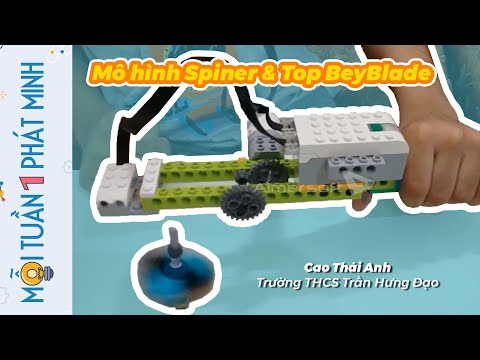 Mô hình Spinner and Top BeyBlade | Cao Thái Anh – Trung THCS Trần Hưng Đạo | MT1PMS 02