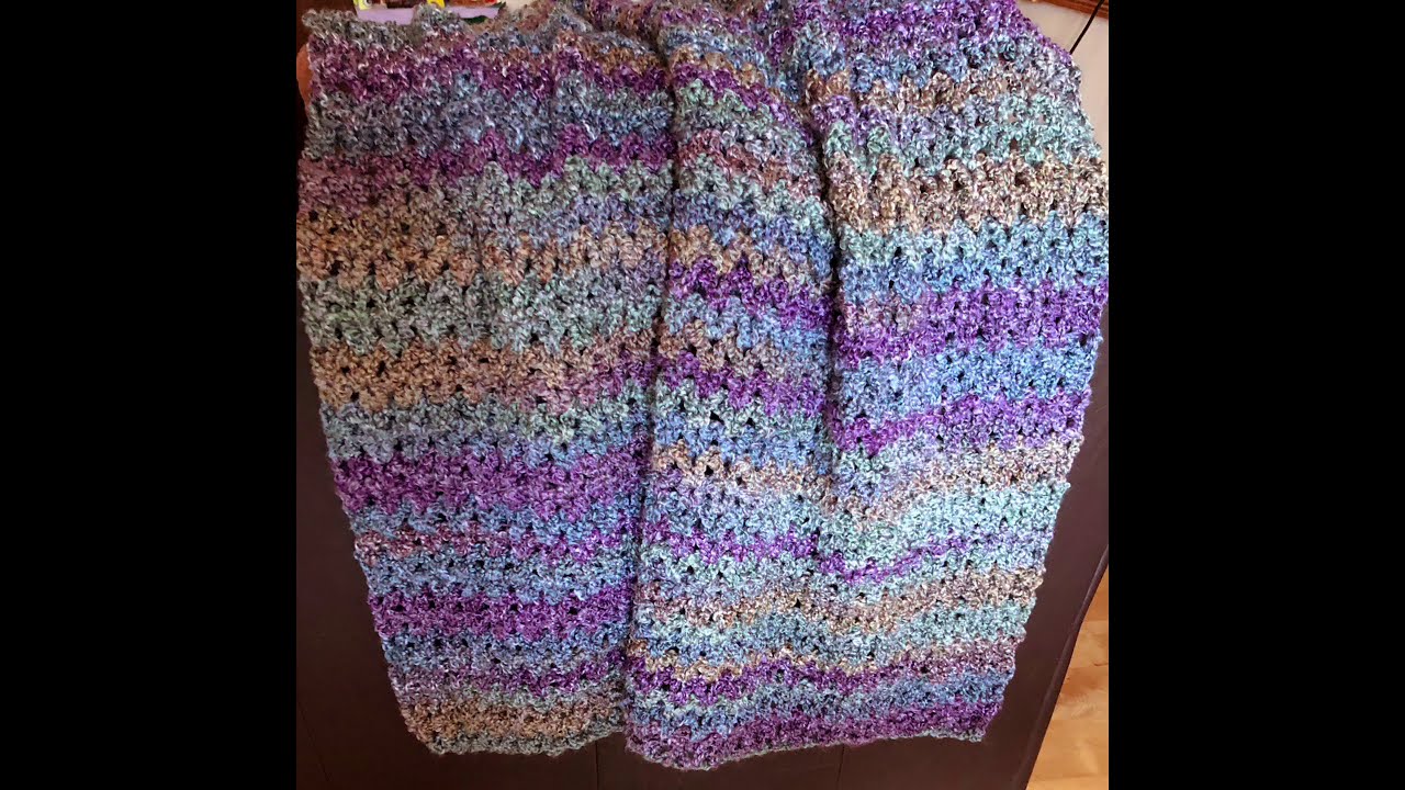 Left Hand Easy Weekend Crochet Afghan YouTube