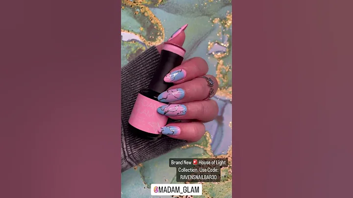 TRENDING BLUSH NAILS FEAT. CHROME PAINT #howto #cute #blushnails #diy #chrome #nails #shortsfeed