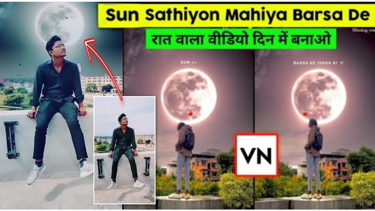 Sun shathiya mahiya barsa de || Sky moon reels editing || Moon video editing | sk king edit yt