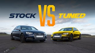 Audi S4 drag race: Stock VS Tuned