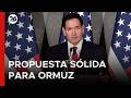 🇺🇸 PROPUESTA SÓLIDA PARA ABRIR ORMUZ | EEUU busca destrabar el tránsito marítimo
