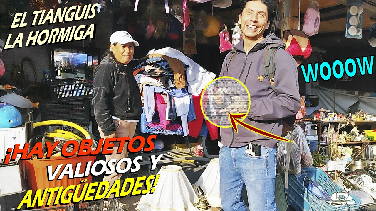 ¡Hay OBJETOS VALIOSOS 💸 Por MONTÓN en este Tianguis! ¡No creí encontrar esto Aquí! 