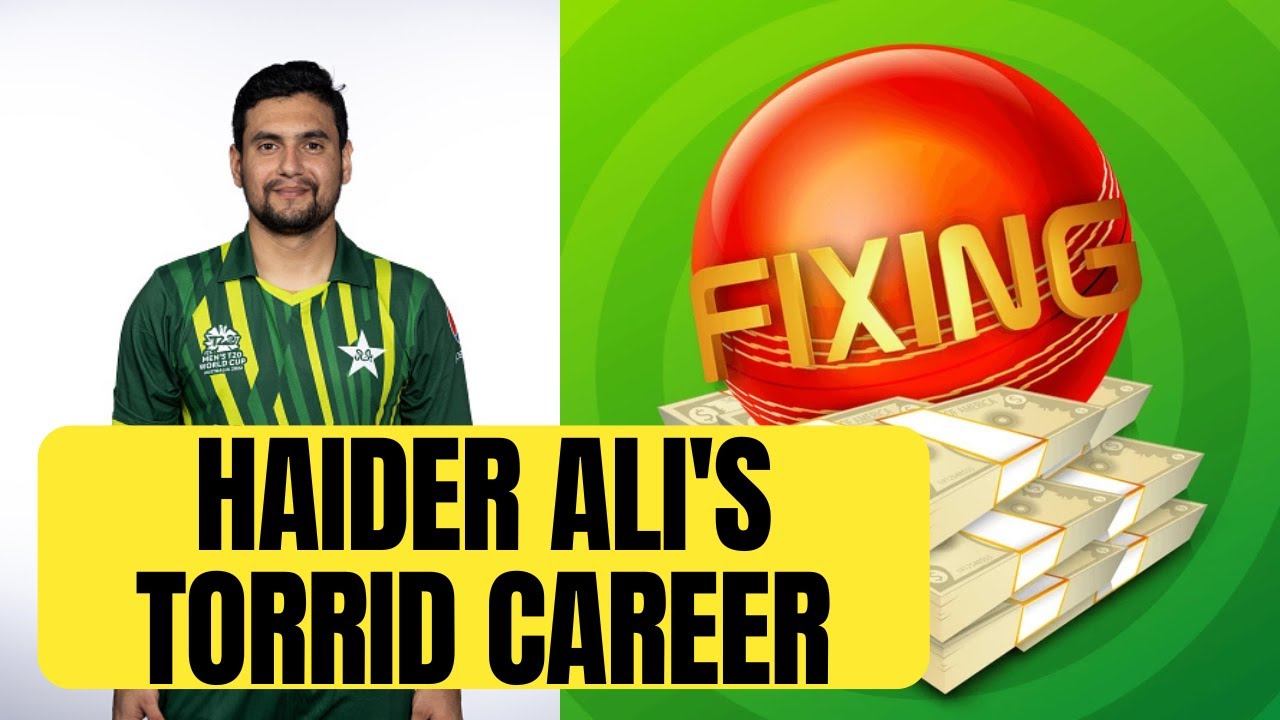 Who is Haider Ali - Pakistan player currently suspended by PCB after criminal investigation in UK