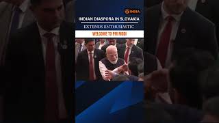 PM Modi Receives Enthusiastic Welcome From Indian Diaspora In Slovakia