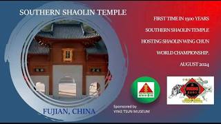 Eli Roll - Gold and Bronze Medal - 2024 Shaolin Wing Chun World Championship Fujian China