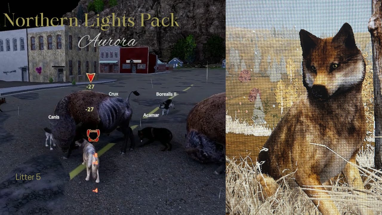 Northern Lights Pack - Aurora L5 - Raise Pups/Rendezvous [WolfQuest Saga]