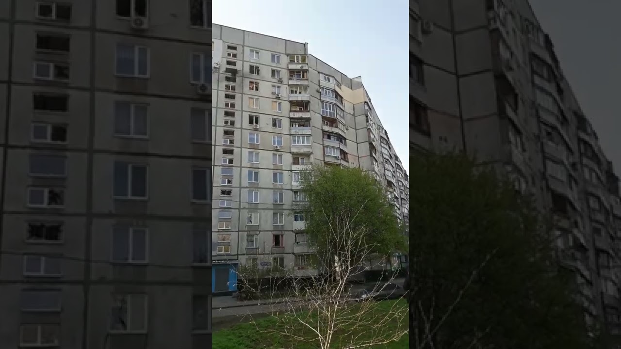 Харьков Украина Салтовка 23.04.2022 Китайская стена