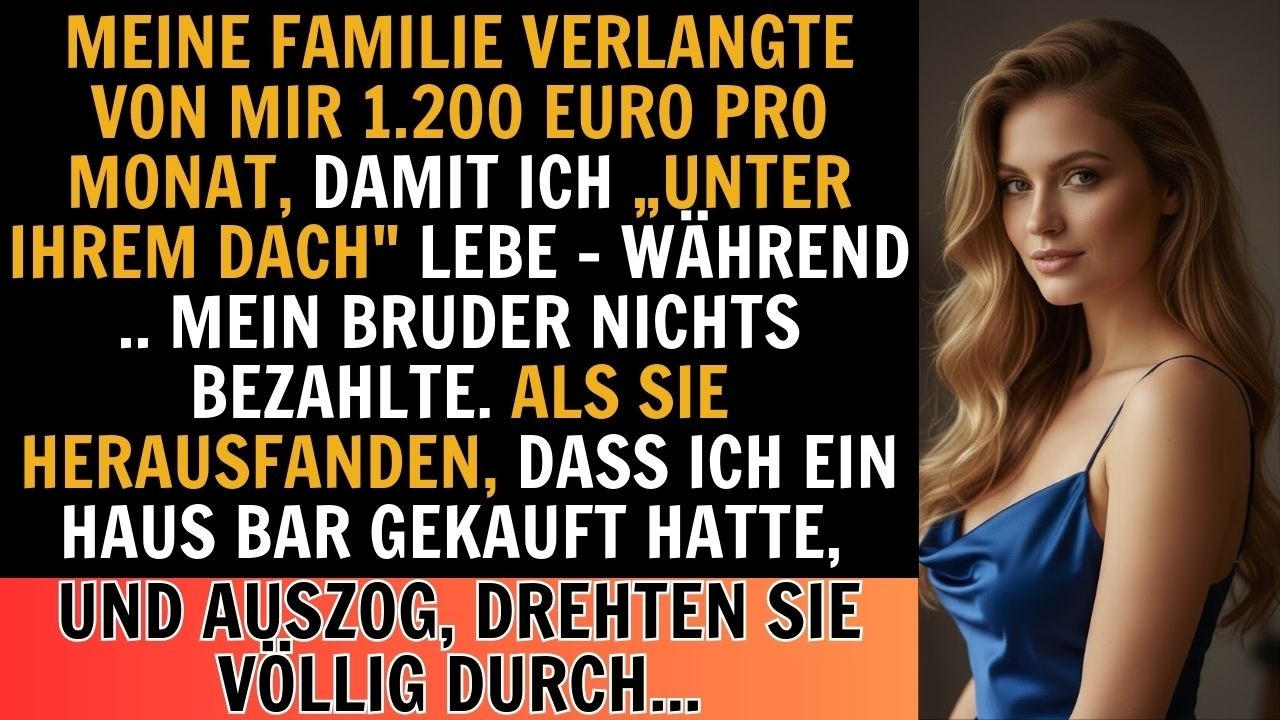 Sie verlangten Miete von mir, während mein Bruder umsonst wohnte – dann kaufte ich ein Haus in bar.