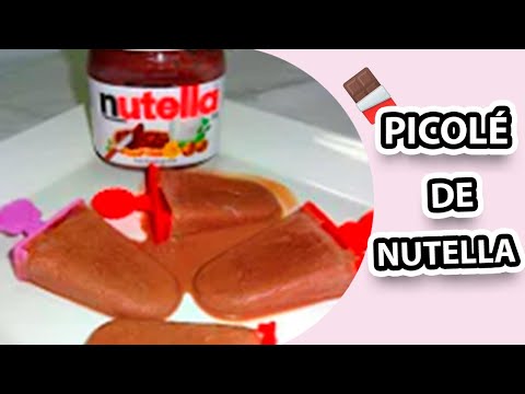 Brincando de Ana Maria: Picolé de Nutella