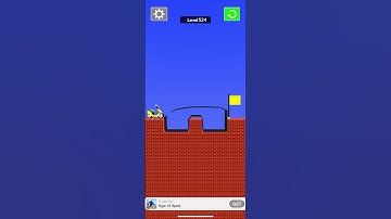 Draw Bridge Lavel 524😎Wait for end #shorts #shortvideo #shortsvideo #bridge #games #gaming #wait