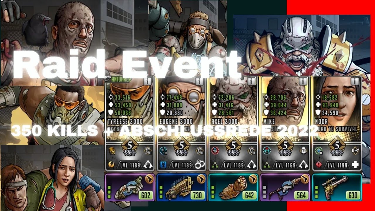 TWD RTS Raid Event, 50 Kannen 350 Kills auf Charlton Abschlussrede 2022