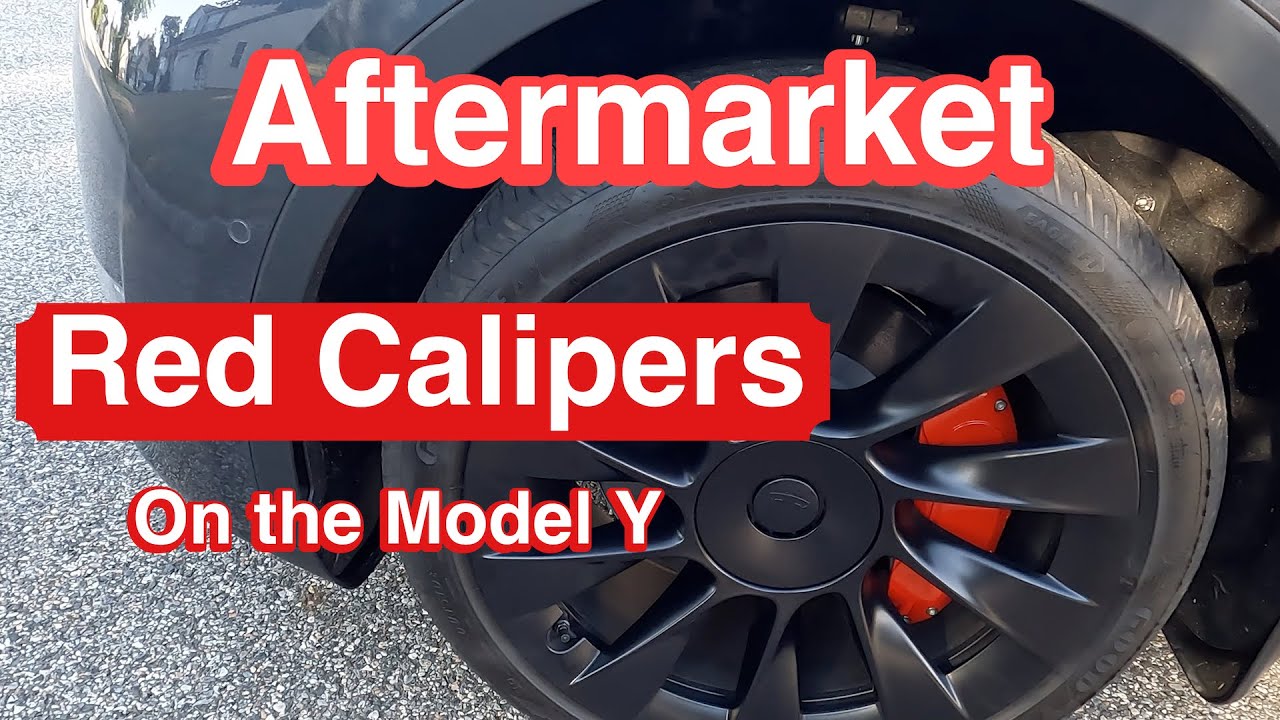 Tesla Model Y Performance Has Smaller Rear Brake Calipers With