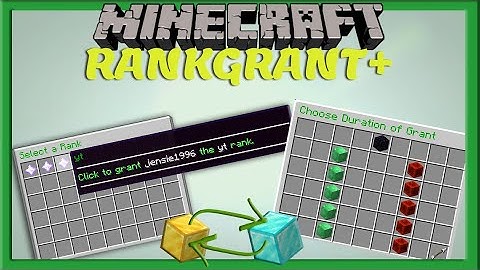GEEF RANGEN VIA EEN MENU | RANKGRANT+ || Plugin Tutorial [Nederlands/Dutch]