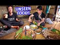 Extreme Jungle Food!! EATING WHOLE BANANA TREE 🌴 Karen People Thailand!!