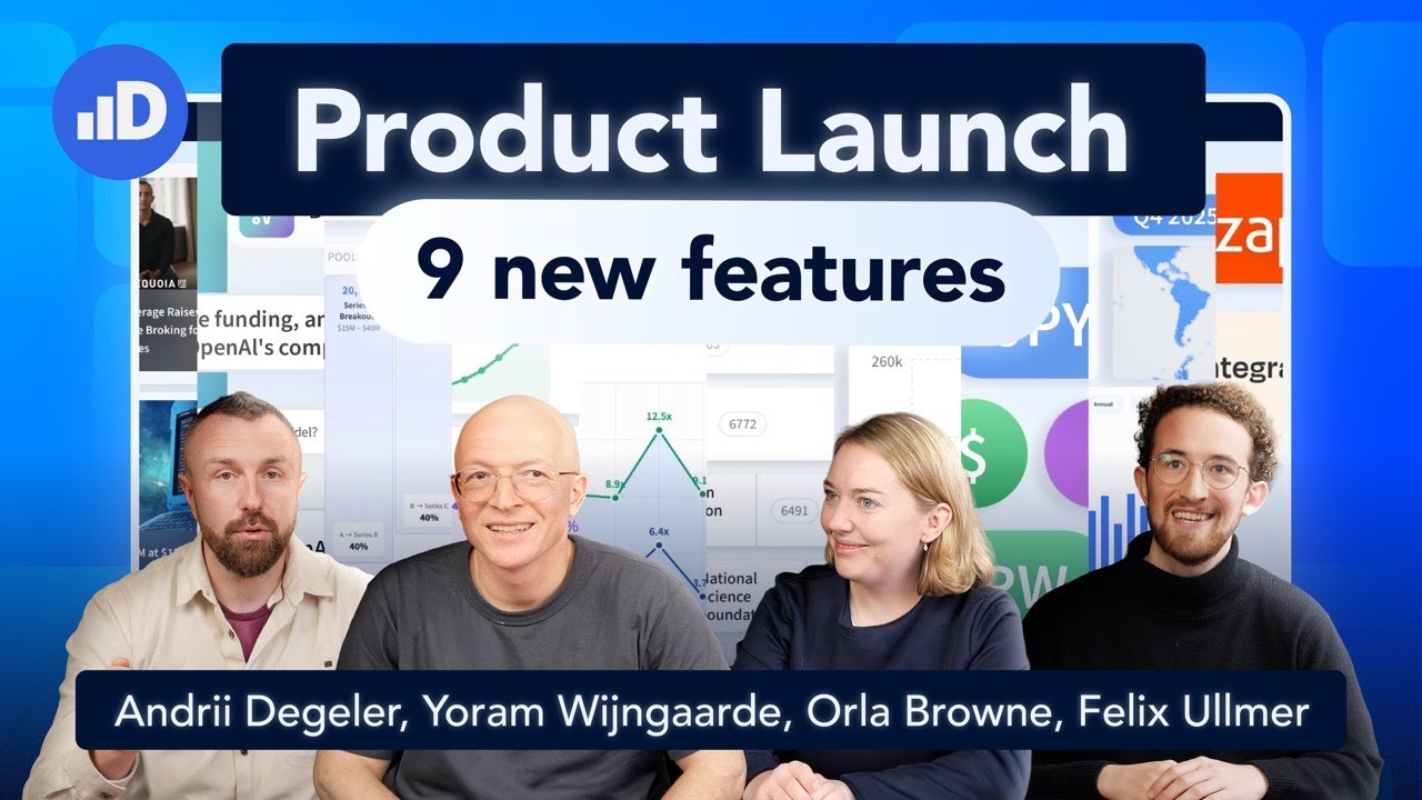 Product Launch Keynote: Top Investors, Dealroom News, Deal Multiples, and more!