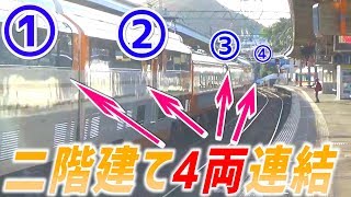 【幻】ビスタカー重連、8両編成の個室に乗って見た！